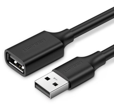 Ugreen USB Extension Cable USB 2.0 Cable for Smart TV PS4 Xbox One SSD USB2.0 to Extender Data Cord Mini USB Extension Cable