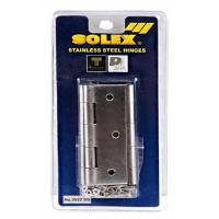 ?HOT? บานพับ SOLEX 3522 3.5X2.2 นิ้ว แพ็ค 3 ชิ้น สีสเตนเลส โช๊คอัพและบานพับ BUTT HINGE SOLEX 3522 3.5X2.2" P3 STAINLESS