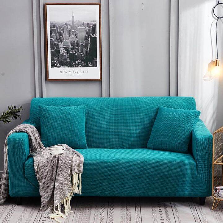 Thick Sofa Cover Elastic Regular L Shape Stretchable 1/2/3/4 Seater