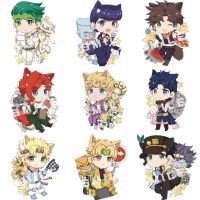 [HOT T] JOJO Bizarre Adventure พวงกุญแจอะนิเมะพวงกุญแจอะคริลิครูปการ์ตูน Kujo Jotaro Kira Yoshikage Caesar จี้ Key Chain