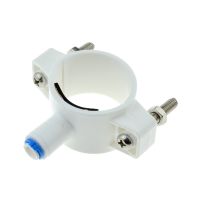 RO Water 40mm Drain Waste Water Pipe Clamp Saddle Valve Clips 1/4 OD Hose Quick Connection Reverse Osmosis Aquarium System