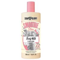 SOAP &amp; GLORY SMOOTHIE STAR HYDRATING BODY WASH 500ML