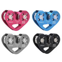 Outdoor Climbing Pulley Block Aviation Aluminum Alloy Shaft Sheave for Mountaineering