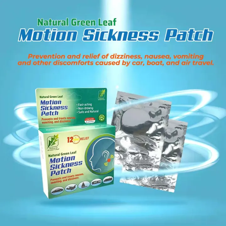 Natural Green Leaf Motion Sickness Patch YCT01 Lazada PH