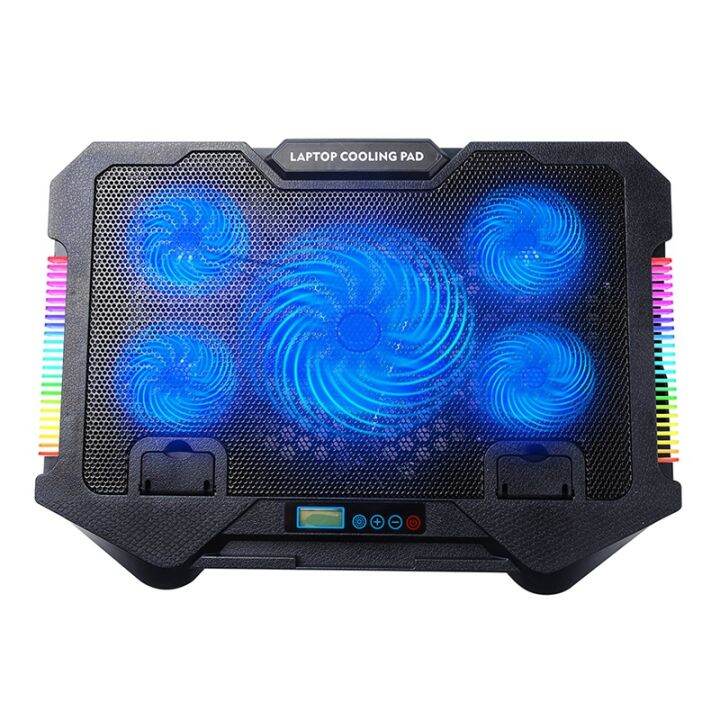 Laptop Cooling Pad RGB Gaming Notebook Cooler, Laptop Fan Stand