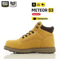 [รับประกัน 3 เดือน] Safety Jogger รุ่น METEOR S3 รองเท้าเซฟตี้หุ้มข้อ หัวคอมโพสิท พื้นกันความร้อนสูง พื้นกันน้ำมัน