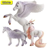 Mini Estatueta Animal, Pegasus, Tenma, Elfos, Ovelhas, Unicórnio, Cavalo, Figuras Selvagens, Brinquedo Educativo, Presente Para Crianas,Nço