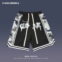 Camouflage Print Sports Casual Shorts Mens Summer Loose Street Mesh Basketball Five-point Pants 2022 New Hot