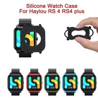 Silicone Watch Case For Haylou RS 4 Shockproof Anti-fall Soft Cover Protective Half Shell Waterproof For Haylou RS4 Plus