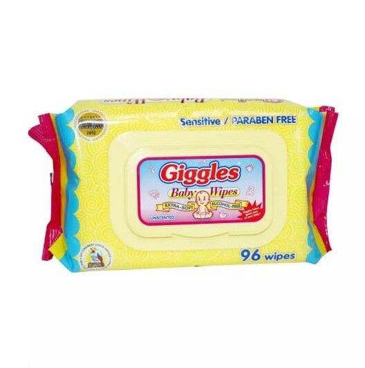 Giggles Antibacterial Baby Wipes Set (96 sheets) Lazada PH