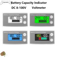 TANGPANGLUZ DC8-100V ตัวแสดงความจุแบตเตอรี่ จอ LCD แสดงผล ลิเธียม LiFePO4เซลล์ตะกั่วกรด เครื่องวัดแรงดันไฟฟ้า ที่มีคุณภาพสูง ความแม่นยำสูงและแม่นยำ มิเตอร์ไฟฟ้ามิเตอร์