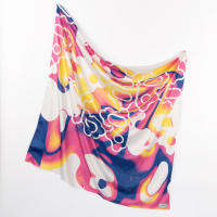 Beachpark Unisex PINK BEACH Scarf ผ้าพันคอลาย PINK BEACH