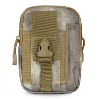 Camouflage Tactical Waist Bag Hanging Outdoor Sports Belt Wearing Coin Purse Mobile Phone 1000D backpack