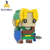 buildmoc เด็กชาย บล็อก ของเล่น คน น้อย เด็กชาย moc - 62351 zelda เวลา ขลุ่ย link