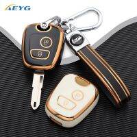 เคสฝาครอบ Kunci Remote Mobil TPU แฟชั่นสำหรับ Peugeot 106 107 206 207 306 307 407 406สำหรับ Citroen C1อุปกรณ์ป้องกัน C4