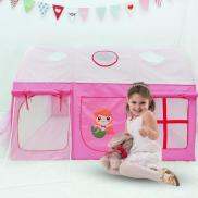 Trẻ Em lều chơi đùa Playhouse Đường Hầm bé gái công chúa Lâu Đài Trong Nhà