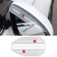 Hot New 2pcs Transparent PVC Car Rear View Mirror Waterproof Rain Eyebrow Stickers Decals for Suzuki Jimny Samurai Vitara Liana zhi