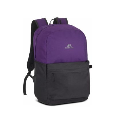 RIVACASE กระเป๋าเป้สะพายใส่โน้ตบุ๊ค/MacBook สีม่วง/ดำ (5560)