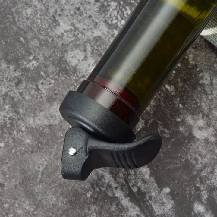 ขวดไวน์จุกขวดไวน์นำมาใช้ใหม่ได้พร้อมปลั๊กซิลิโคน-ทำให้ไวน์สดชื่น