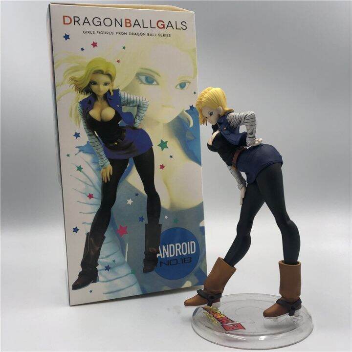 zzooi-dragon-ball-z-action-android-18-figure-lunchi-videl-lazuli-launch-kawaii-anime-figma-girl-toys-model-20cm