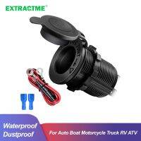 【hot】▥﹍❄  Extractme Car Socket 12/24V Plug Outlet for Motorcycle Truck RV Boat with Wire