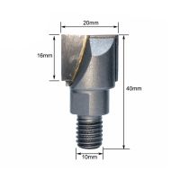 【DT】hot！ 10mm Shank Tungsten Thread Mills Bottom Cleaning Router Bit Woodworking Milling Cutter Tools Door Lock Slotting