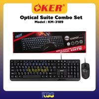 Oker Keyboard+Mouse KM-3189 ชุดคีย์บอร์ดพร้อมเมาส์