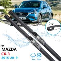 ใบมีดไม้เช็ดรถสำหรับ Mazda CX-3 2015 2016 2017 2018 2019 CX3 CX 3 DK กระจกหน้าที่ปัดน้ำฝนอุปกรณ์เสริมรถยนต์