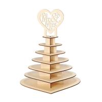 Cupcake Stand Mr And Mrs Multi-layer Wedding Centerpiece Heart Tree Tower Decor Display Stand Wedding Centerpiece Heart Tree Tower Decor for Engagement Anniversary Valentines Day sturdy