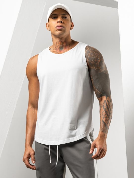 original-bodydream-sports-vest-mens-american-casual-cotton-large-size-sleeveless-t-shirt-shoulder-basketball-fitness-vest