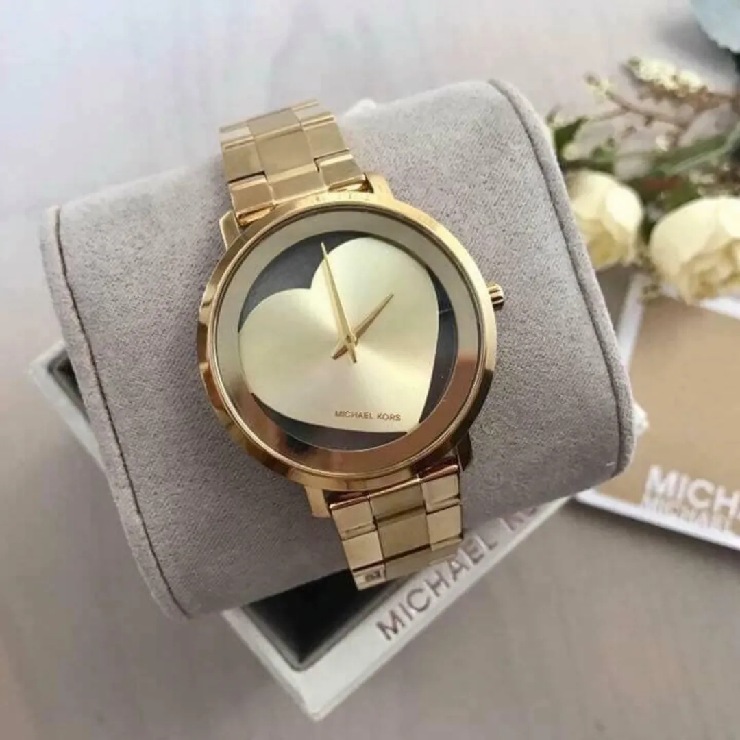 MK GOLD HEART WATCH DESIGN MK3623 100% PAWNABLE WATCH FOR WOMEN  HIGH  GRADE QUALITY WATCH AT LOWEST PRICE AND BEST SELLER AUTHENTIC NON TARNISH |  Lazada PH