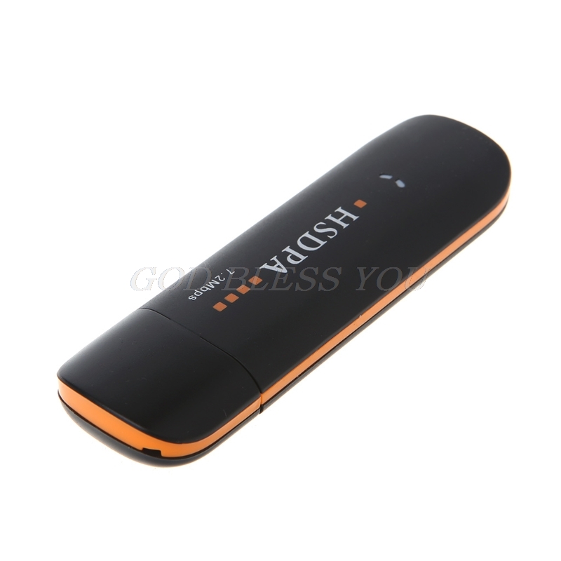 HSDPA USB STICK SIM Modem 7.2Mbps 3G Wireless Network Adapter with TF SIM Card 