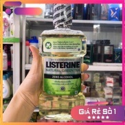 Chính hãng Nước súc miệng ngừa sâu răng Listerine natural green tea 500ml