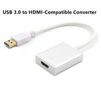 USB 3.0 to HDMI-Compatible Converter HD 1080P Multi Display Graphic Adapter for PC Laptop Projector HDTV LCD Free Driver