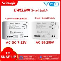 2023 latest WiFi รีเลย์ Ewelink สมาร์ทโมดูลสวิทช์ 12V 24V 220V RF รีโมทคอนโทรลจับเวลา DIY นิ้วล็อคตัวเองทำงานร่วมกับ Alexa Google Home