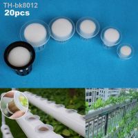 ✆۩◎  20pcs 8 sizes veg Soilless Plant Grow Pots Mesh pot tray Sponge Nursery Cup Hydroponic Clone Aeroponic Veg Planter Colonization