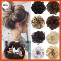 DANCH แฟชั่นผู้หญิง ชิ้นผมปลอม หางม้า scrunchie Updo มวย มวยผมยืดหยุ่น วิกผม