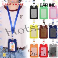 【hot sale】 ▣ B11 DAPHNE Cute Cartoon Name Badge Holder Protective Case Work Card Holders Credit Cover Case