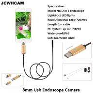 Jcwhcam มินิ Usb 8มม. Dia ยาว1เมตร Hd 710P กล้องงูส่องสำรวจงูกล้องงูกันน้ำสำหรับพีซี