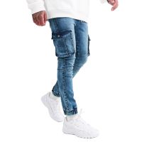 【YD】 Mens Joggers Stretch Fashion Men Jeans