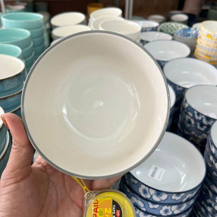 ถ้วยเซรามิกขนาด-5-นิ้ว-เนื้อหน้า-ceramic-bowl-ถ้วย-ชาม-ถ้วยสวยๆ-จานชาม-ทนความร้อนสูง-ถ้วยเข้าไมโคเวฟได้-ถ้วยราคาถูก-ถ้วยชามราคาส่ง