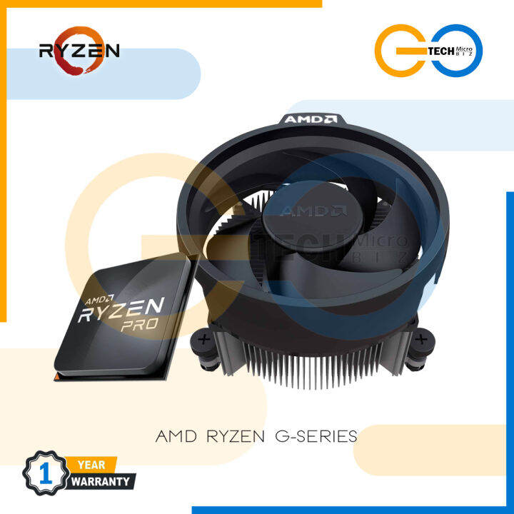 AMD Ryzen 3 4350G / Ryzen 5 Pro 4650G / 4600G Processor w/ Cooler ...
