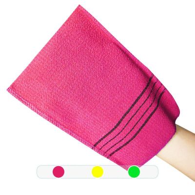 【CC】 5PCS Exfoliating Korean Asian Washcloth Shower Soft Polyester CottonTowels