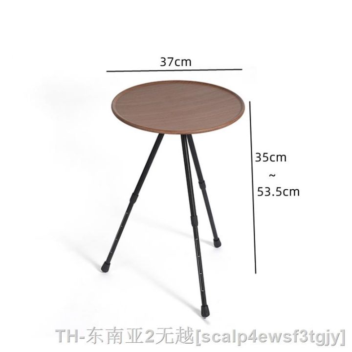 hyfvbu-folding-min-round-table-outdoor-aluminum-alloy-dining-camping-ultra-light-new