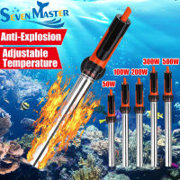 SM 50/100/200/300/500W เครื่องทำน้ำอุ่นอควาเรียมสำหรับอุปกรณ์สำหรับตู้ปลาตู้ปลาแช่น้ำได้ถังควบคุมความร้อน