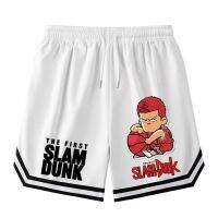 กางเกงขาสั้น2อนิเมะ SLAM DUNK Sakuragi Hanamichi กางเกงกีฬา Shinichimaki กางเกงบาสเกตบอลสั้นกางเกงครอปลำลองกางเกง