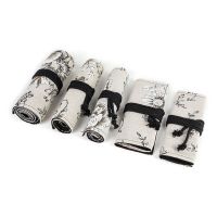 【CC】❁  12/24/36/48/72 Holes Canvas Roll Curtain for CASE Makeup Wr J60A