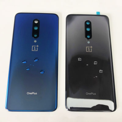 100 Original glass For Oneplus 7 Pro 1+7 pro Cover Door Rear Glass Battery Cover Housing Case with Camera