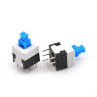 【HOT】◆ 10PCS/Lot 8x8mm 6Pin Push Tactile Lock On/Off Latching