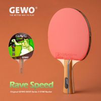 Original GEWO RAVE SPEED 3-Star Table Tennis Racket Pre-assembled Ping Pong Bat